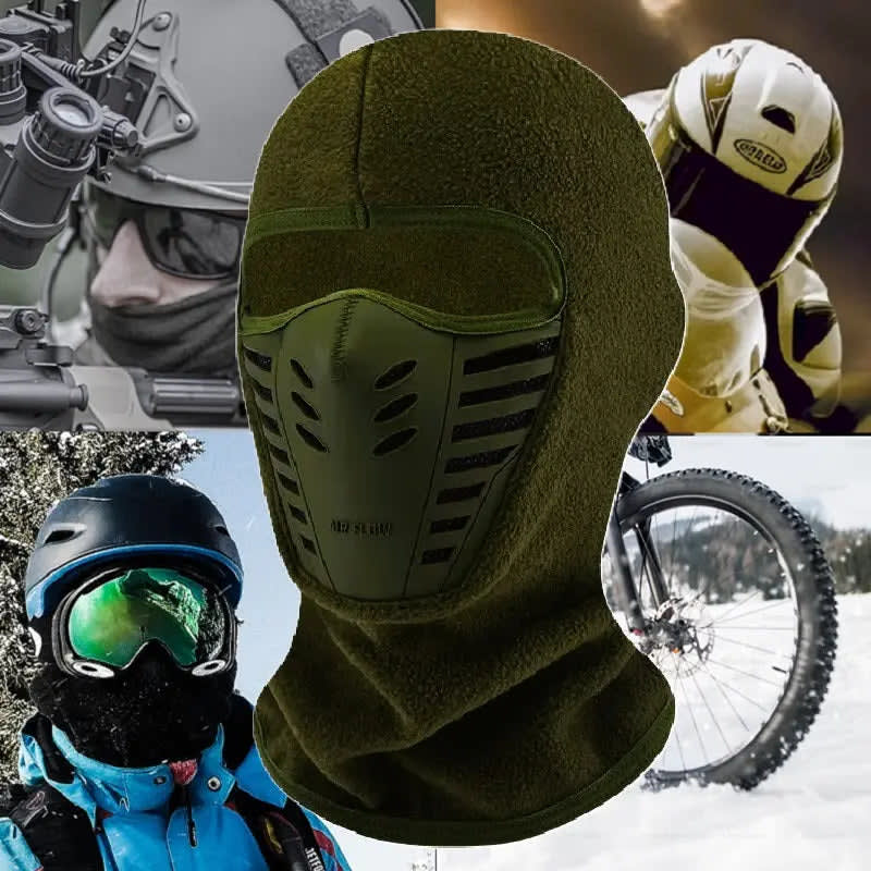 Cagoule Anti buée - Verte - PolarStream - www.espacecagoules.com