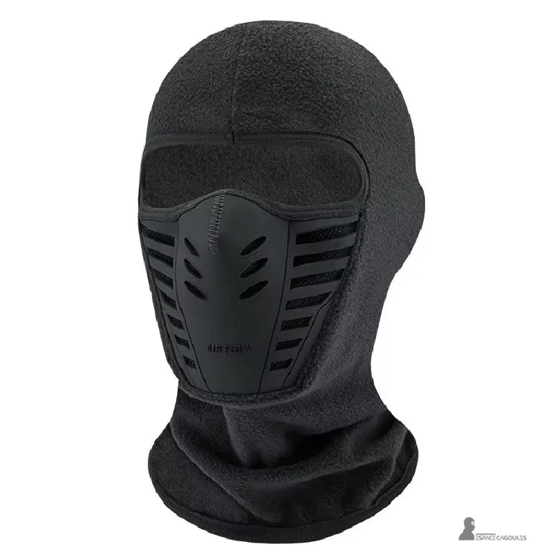cagoule anti buée – Cagoule grise en polaire avec masque respirant anti buée pour activités hivernales intenses – Espace Cagoules
