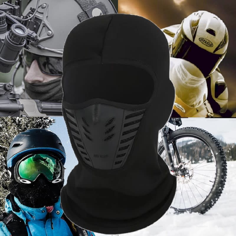 Cagoule Anti buée Noire - PolarStream - www.espacecagoules.com