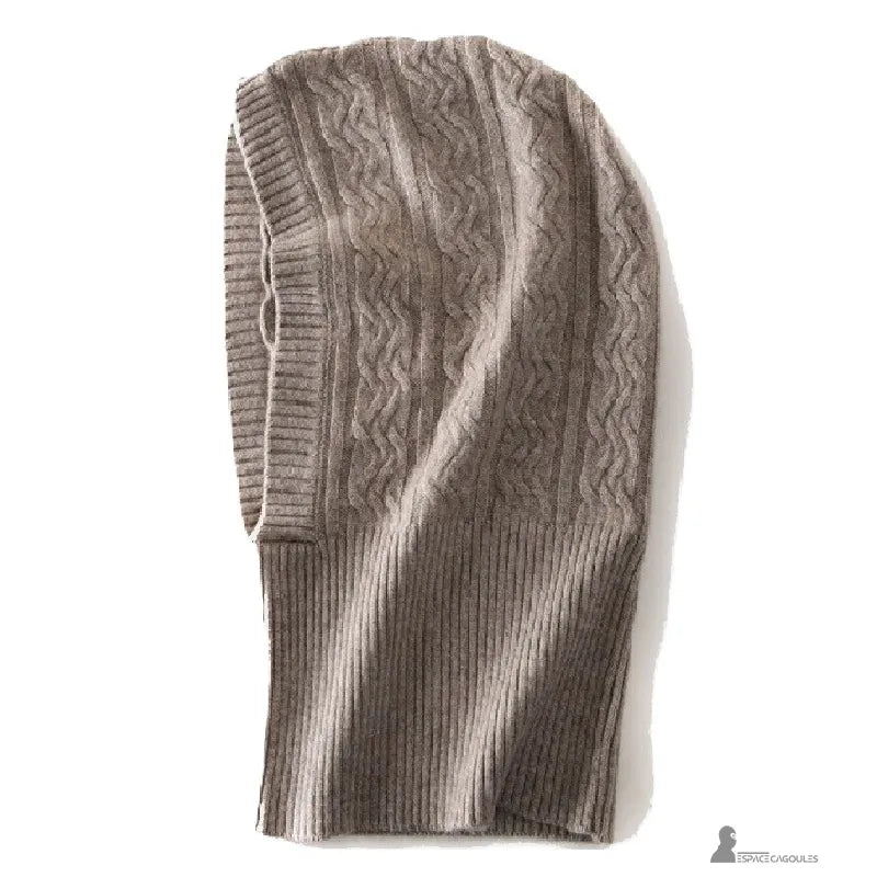 Huva Huva Kamelull platt varm och mjuk tvinnad ull