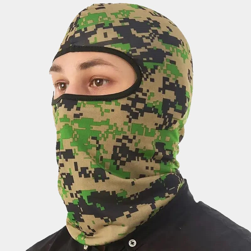 Fine Motorcycle Balaclava - RiderFit Green Diji - www.espacecagoules.com