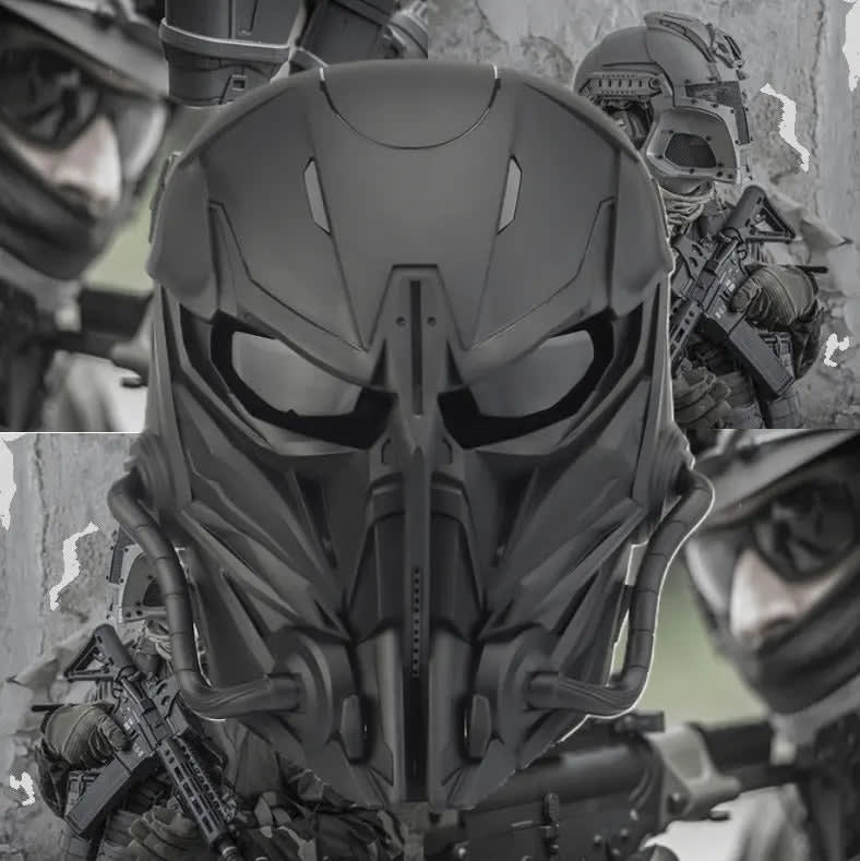 Ghost Airsoft Balaclava - AlienGuard Svart - www.espacecagoules.com