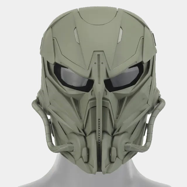 Green Airsoft Ghost Hood - AlienGuard - www.espacecagoules.com