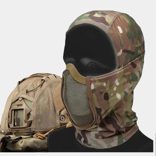 Cagoule Grillagée Airsoft - FacialShield - www.espacecagoules.com