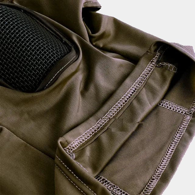 Oliv Airsoft Mesh Huva - FacialShield - www.espacecagoules.com