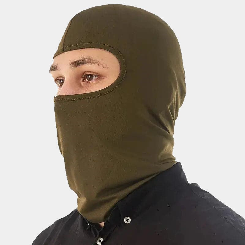 Cagoule Homme Moto -RiderFit Olive - www.espacecagoules.com