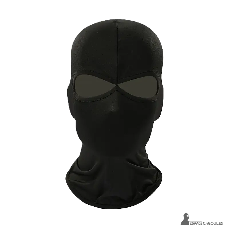Integral black owl motorcycle balaclava for biker
