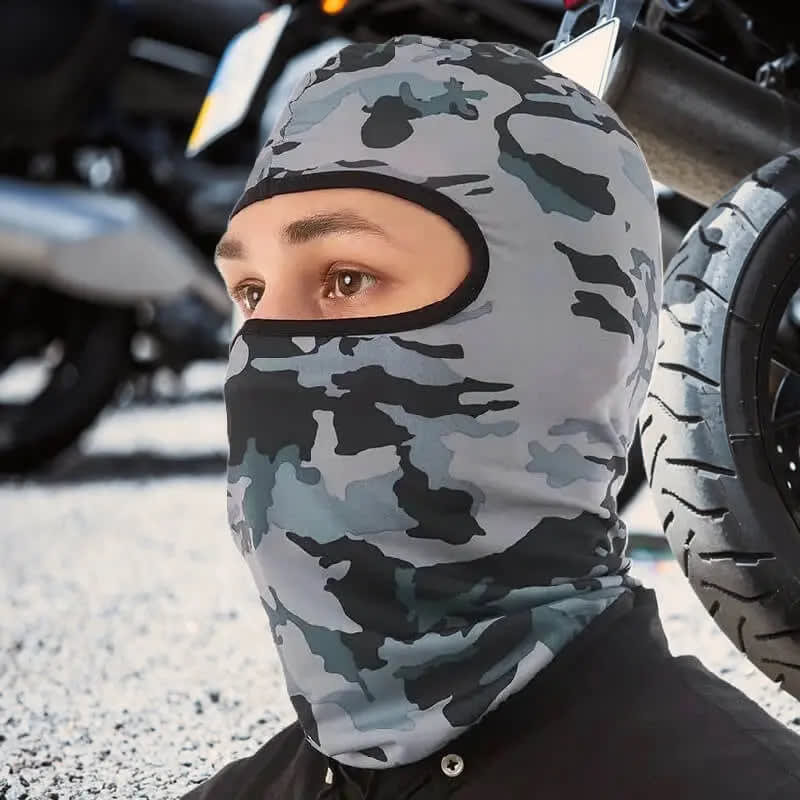 Cagoule Moto Homme - RiderFit Gray Camo - www.espacecagoules.com