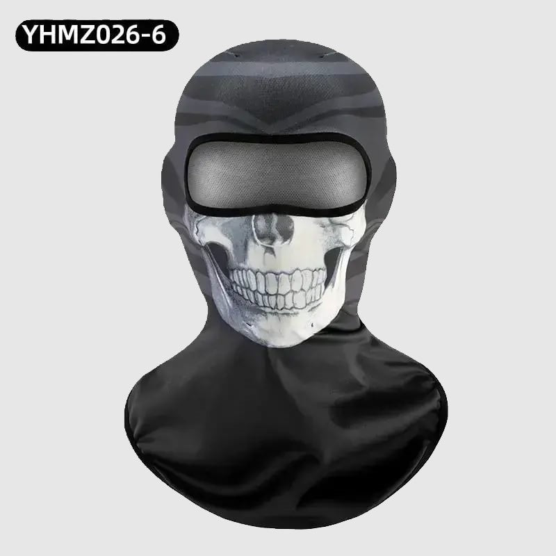 Skeleton Motorcycle Balaclava - www.espacecagoules.com