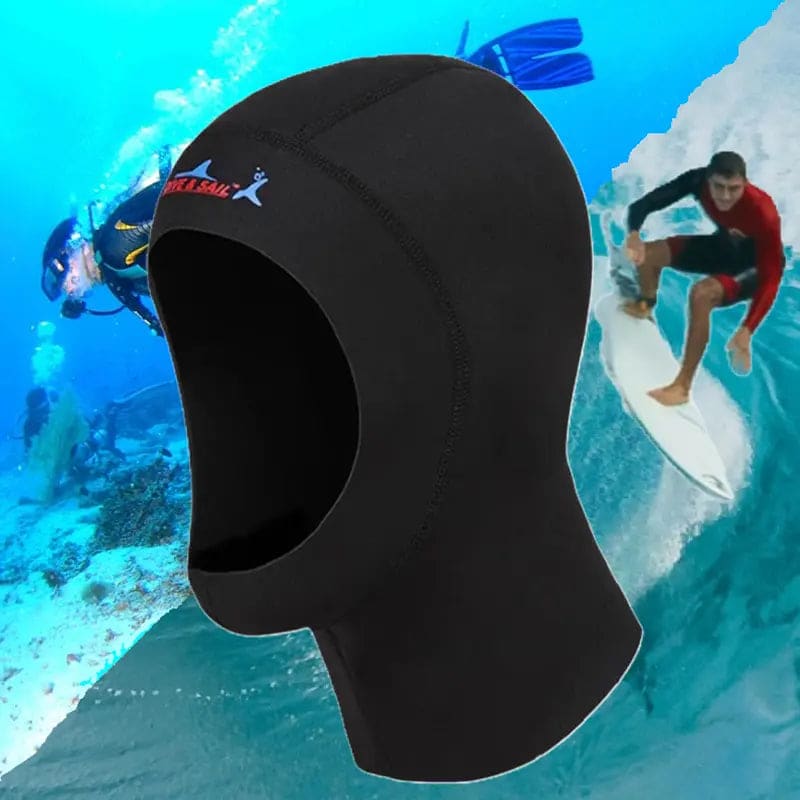 Cagoule Néoprène de Plongée - HydroCap - www.espacecagoules.com