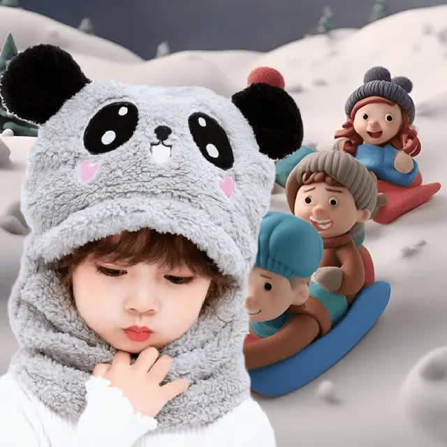 Cagoule Panda Grise  - CapToon - www.espacecagoules.com