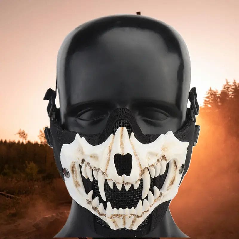 Airsoft Skydd Balaclava Svart - FangHawk - www.espacecagoules.com