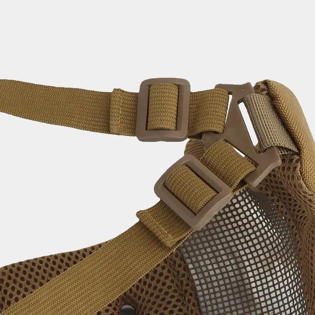 TAN Airsoft Protection Balaclava - FangHawk - www.espacecagoules.com