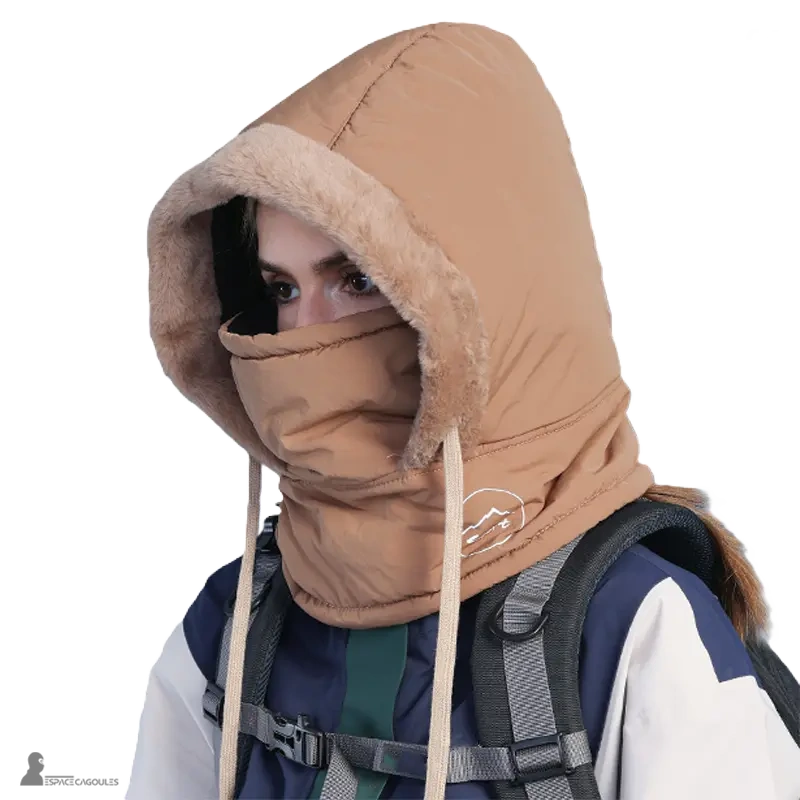 Damkaffe-vattentĂ€t skidbalaklava med mjukt foder, perfekt för vinterkylan â Espace Cagoules