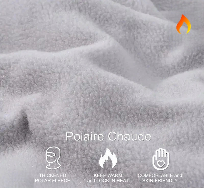 Damers vattentĂ€ta skidbalaklava i varm och mjuk grĂ„ fleece, idealisk för att behĂ„lla vĂ€rmen i bergen â Espace Cagoules