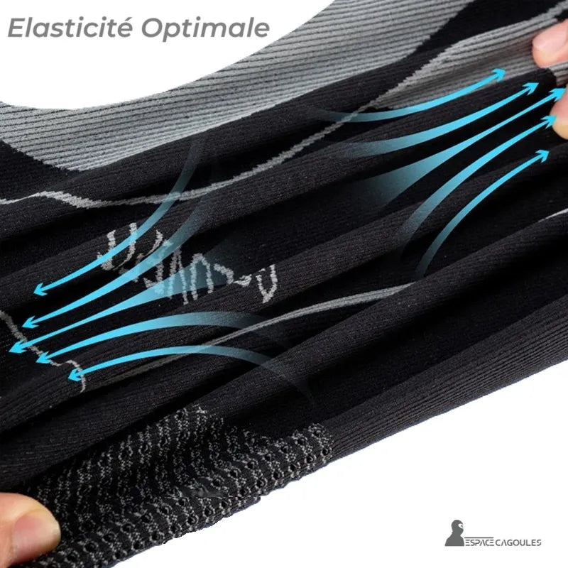 Graue Herren-Ski-Sturmhaube mit optimaler Elastizität und perfekter Passform des Stoffes