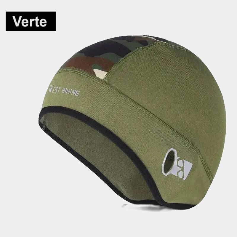 Balaclava under bike helmet - WinterCap - www.espacecagoules.com