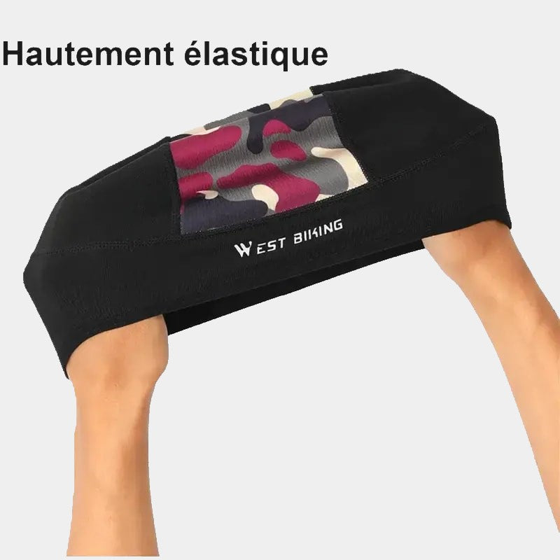 Balaclava under bike helmet - WinterCap - www.espacecagoules.com