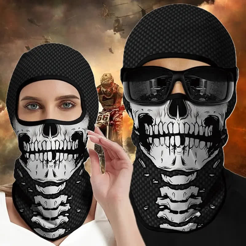 Cagoule Squelette Moto - www.espacecagoules.com