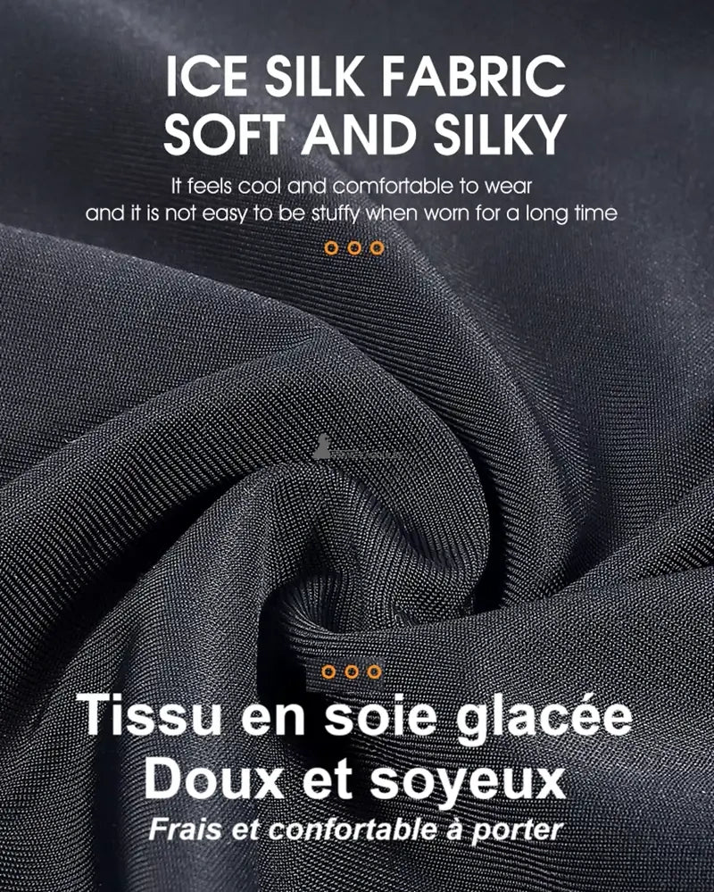 Silk Bicycle Balaclava Glazed Silk Fabric, Soft, Silky and Comfortable to the Touch