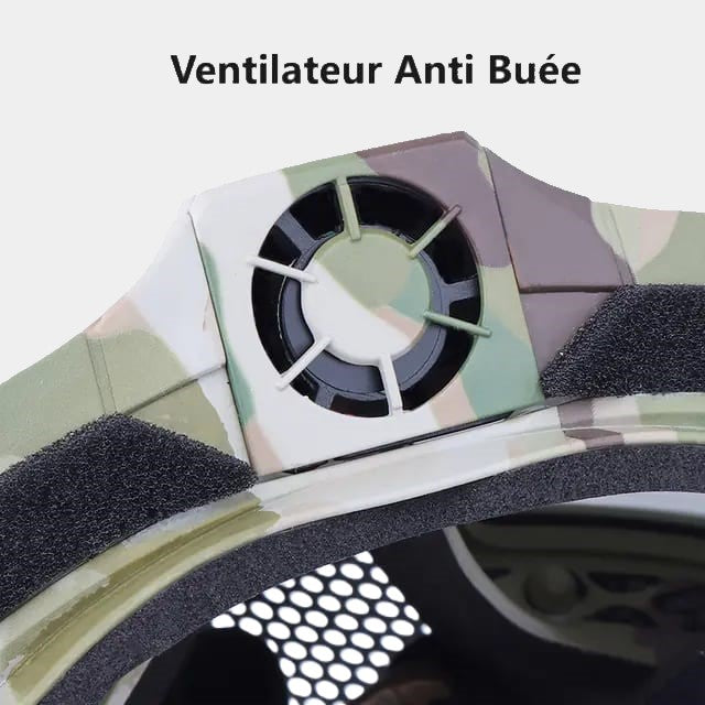 Airsoft Tan Ventilated Mask - GuardianFlex - www.espacecagoules.com