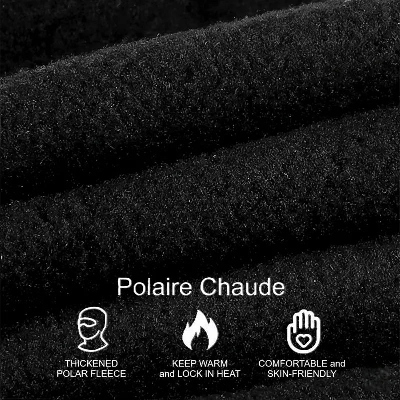 Fischerhut unter dem Helm aus warmem und dickem Fleece, weiche und bequeme Textur für optimale Wärmeisolierung, Space Hoods