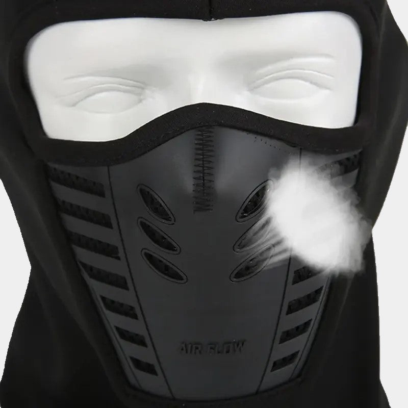 Cagoule Anti buée Noire - PolarStream - www.espacecagoules.com