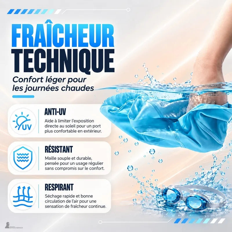 Atouts de la cagoule anti-UV UPF 40+ : protection anti-UV, maille résistante et tissu respirant à séchage rapide pour les journées chaudes - Espace Cagoules