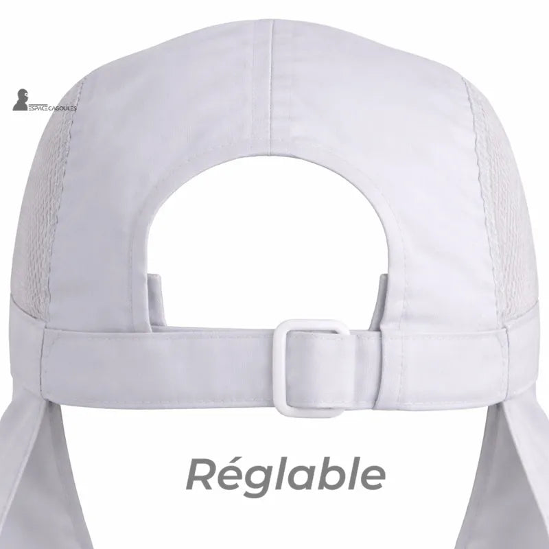 Cagoule casquette modulable avec sangle arrière réglable et boucle de serrage vue détail arrière - Espace Cagoules