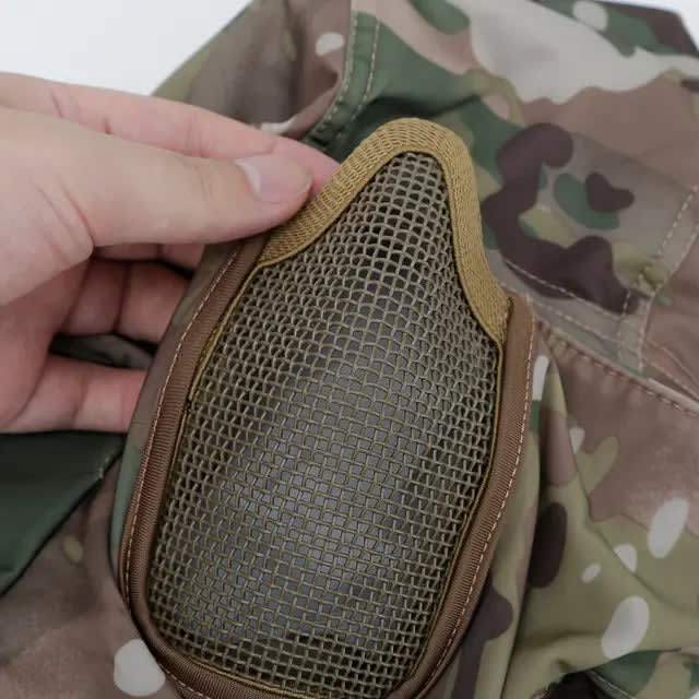 Cagoule Grillagée Airsoft - FacialShield - www.espacecagoules.com