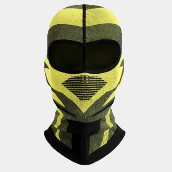 Cagoule Moto Bicolore - DaringRider - Noire et jaune - - www.espacecagoules.com