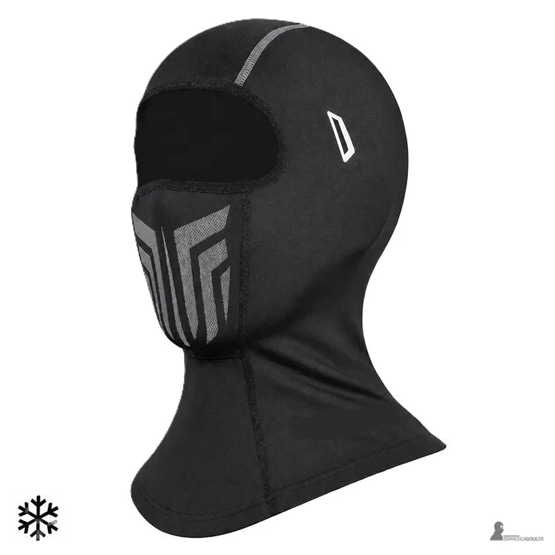 Cagoule moto homme variante hiver polaire avec picto flocon - Espace Cagoules