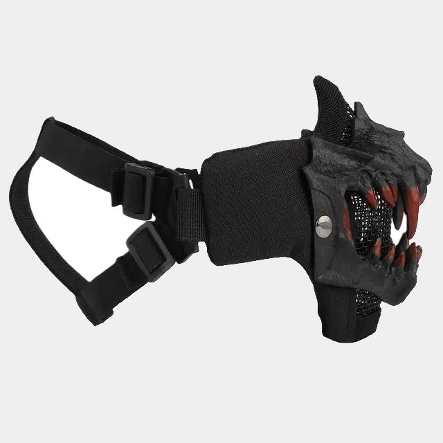 Cagoule Protection Airsoft Black - FangHawk - www.espacecagoules.com