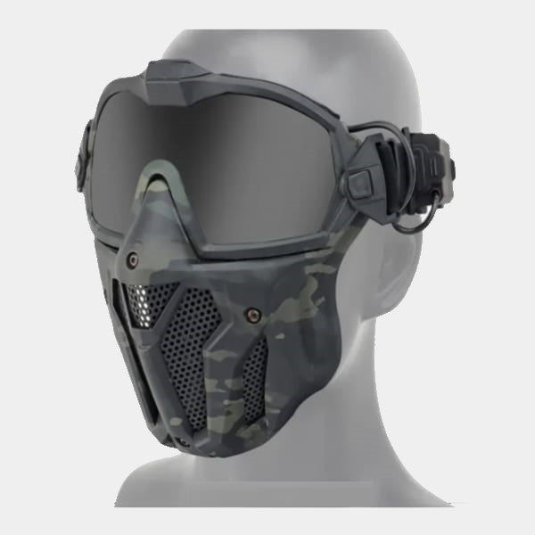 Masque Ventilé Airsoft MultiBlack - GuardianFlex - www.espacecagoules.com