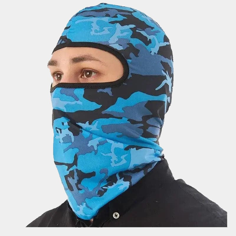 Moto Cagoule - RiderFit Bleu Camo - www.espacecagoules.com